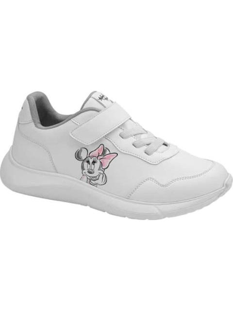 TENIS ESCOLAR BLANCO MINNIE