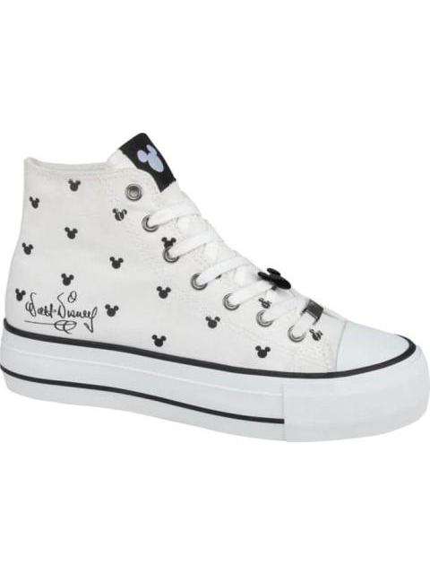 TENIS MICKEY MOUSE BOTA BLANCO/NEGRO MICKEY MOUSE