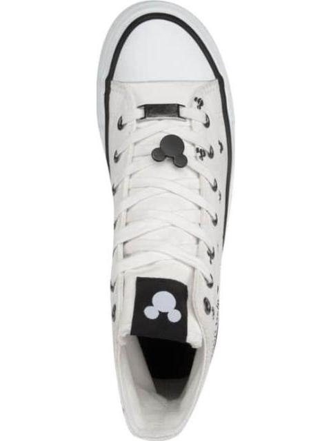 TENIS MICKEY MOUSE BOTA BLANCO/NEGRO MICKEY MOUSE