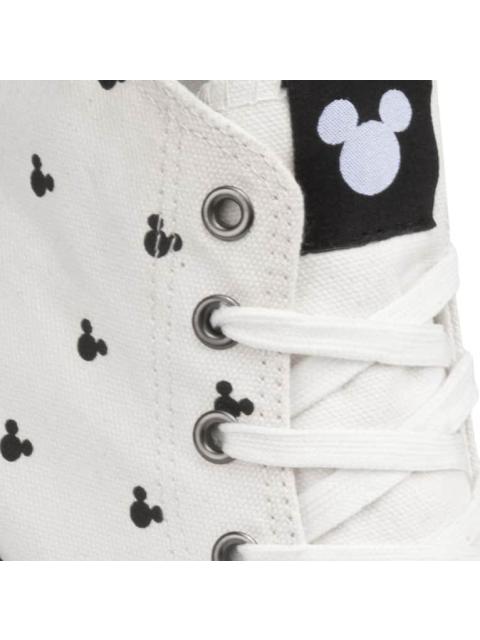 TENIS MICKEY MOUSE BOTA BLANCO/NEGRO MICKEY MOUSE