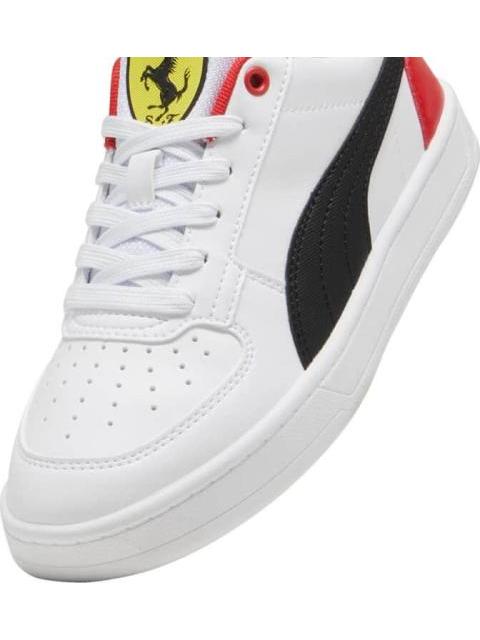 TENIS MOTORSPORT FERRARI CAVEN 2.0 JR BLANCO/NEGRO PUMA