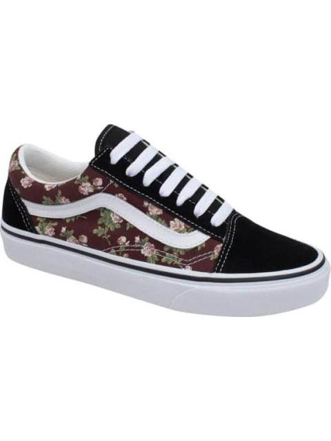 TENIS SKATE OLD SKOOL NEGRO VANS LATINO