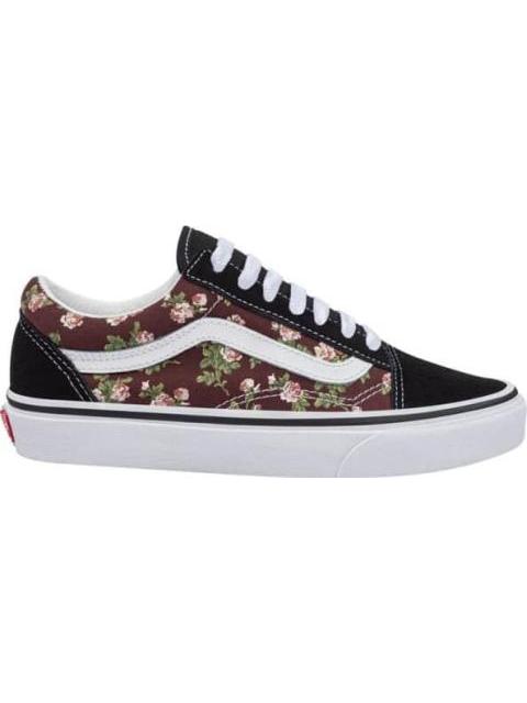 TENIS SKATE OLD SKOOL NEGRO VANS LATINO