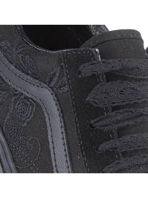 TENIS SKATE OLD SKOOL NEGRO VANS LATINO