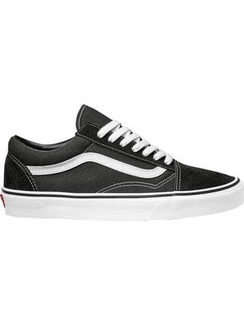 TENIS SKATE OLD SKOOL NEGRO VANS LATINO