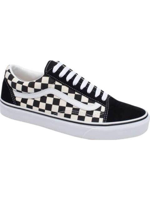 TENIS SKATE UA OLD SKOOL BLANCO/NEGRO VANS LATINO