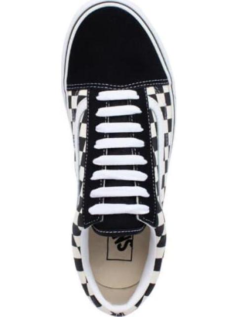 TENIS SKATE UA OLD SKOOL BLANCO/NEGRO VANS LATINO