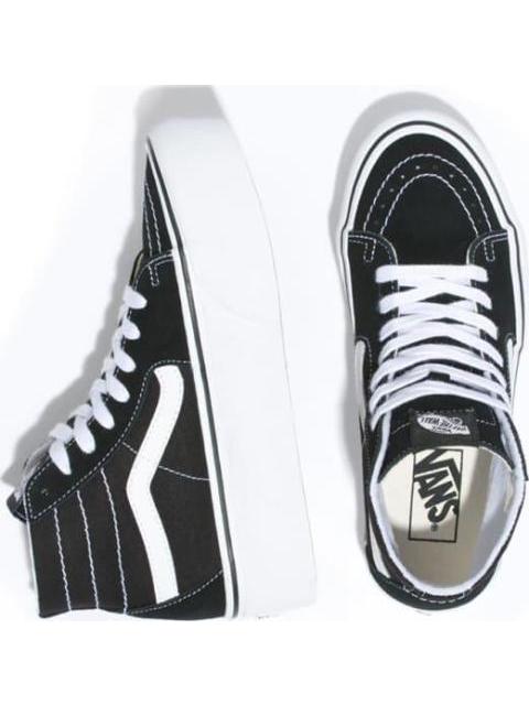 TENIS SKATE UA SK8 HI TAPERED STACKFORM NEGRO VANS LATINO