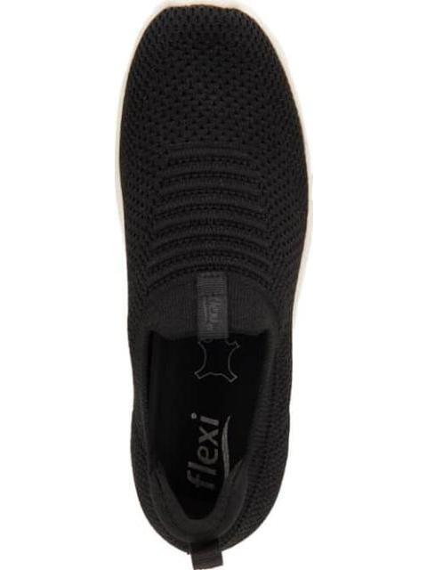 TENIS SLIP ON NEGRO FLEXI