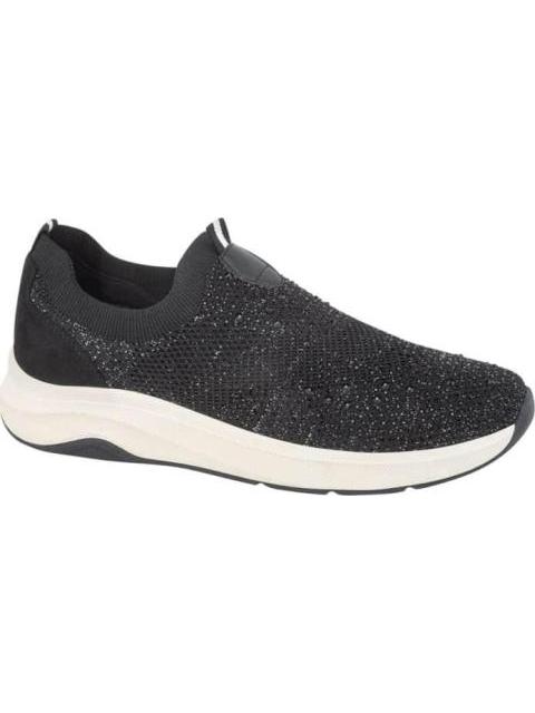 TENIS TEJIDO SUELA LIGERA NEGRO FLEXI