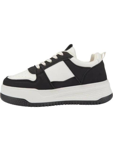 TENIS PLATAFORMA BLANCO/NEGRO NEXT CO