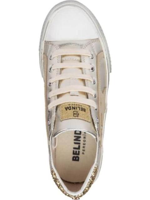 TENIS ESTRELLAS DORADO BELINDA PEREGRIN