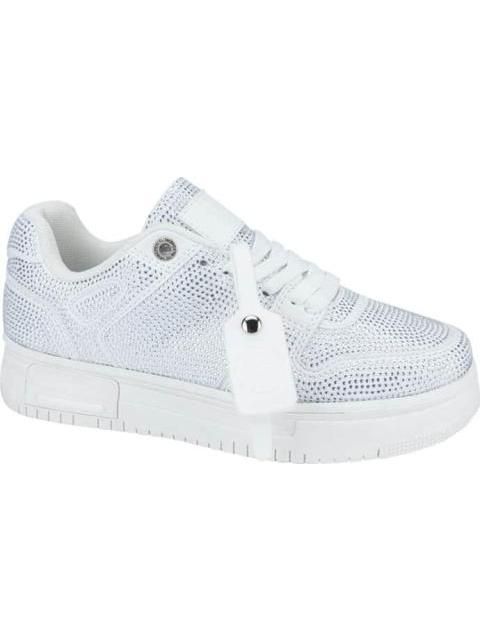 TENIS CON PEDRERIA PLATA BELINDA PEREGRIN