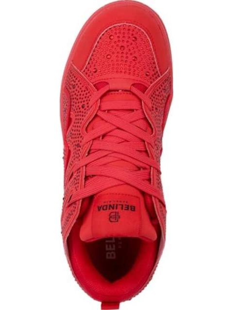 TENIS CON PEDRERIA ROJO BELINDA PEREGRIN