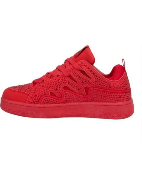 TENIS CON PEDRERIA ROJO BELINDA PEREGRIN