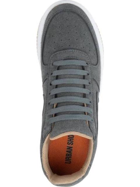 TENIS URBANO CASUAL BASICO GRIS HUMO URBAN SHOES