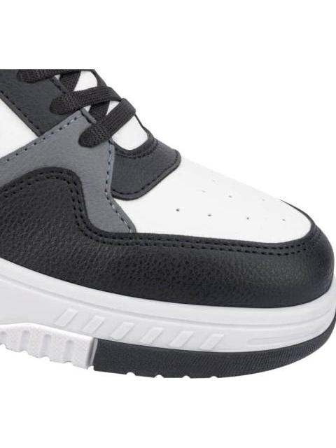 TENIS URBANO CASUAL BLANCO/NEGRO URBAN SHOES