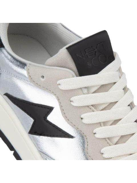 TENIS URBANO CASUAL PLATA NEXT CO