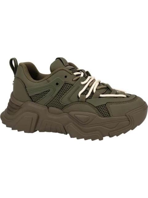 TENIS URBANO CHUNKY VERDE OLIVO BELINDA PEREGRIN