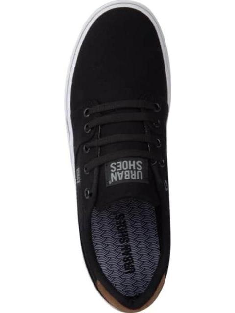 TENIS URBANO CLASICO SKATE NEGRO URBAN SHOES