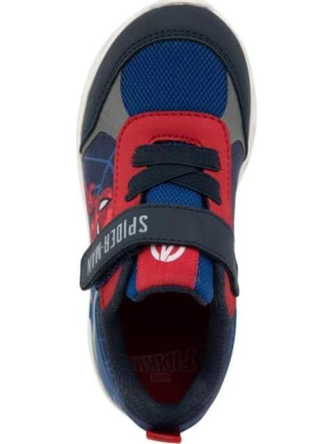 TENIS CON LUCES AZUL COBALTO SPIDERMAN