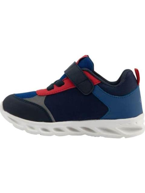 TENIS CON LUCES AZUL COBALTO SPIDERMAN