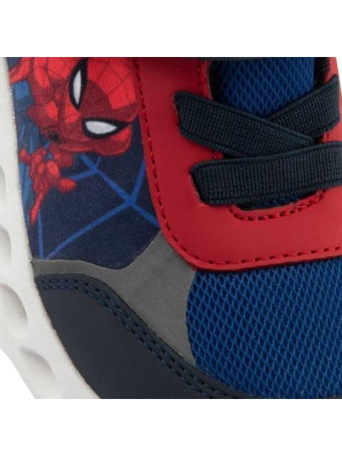 TENIS CON LUCES AZUL COBALTO SPIDERMAN