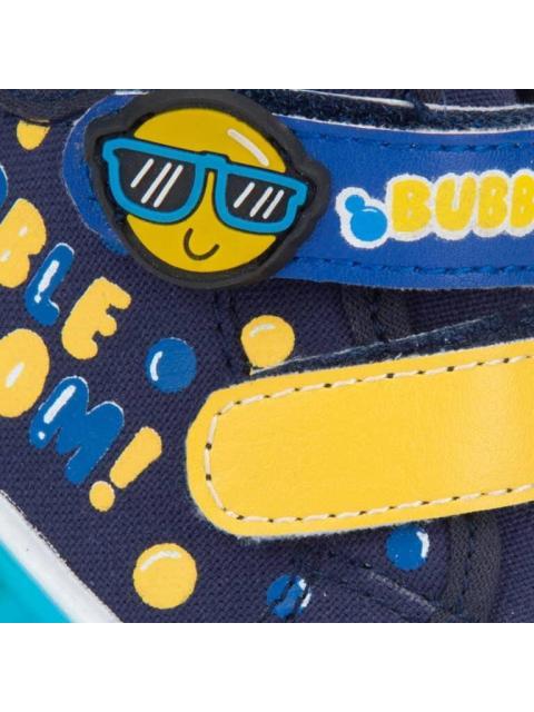 TENIS CON LUCES AZUL REY BUBBLE GUMMERS