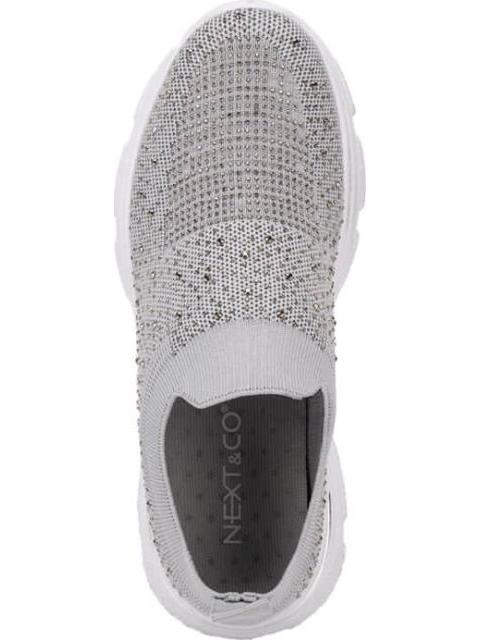 TENIS SLIP ON GRIS NEXT CO