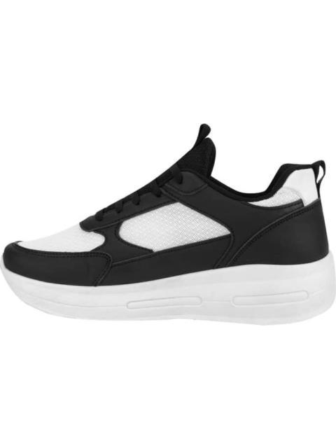 TENIS CASUAL CON PLATAFORMA BLANCO/NEGRO NEXT CO