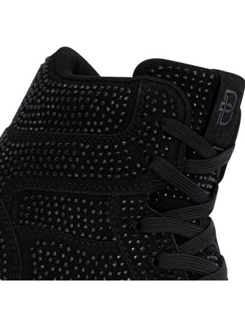 TENIS BOTA CON BRILLOS NEGRO BELINDA PEREGRIN