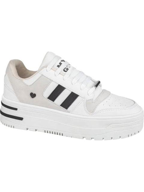 TENIS URBANO PLATAFORMA CORAZON BEIGE GOSH