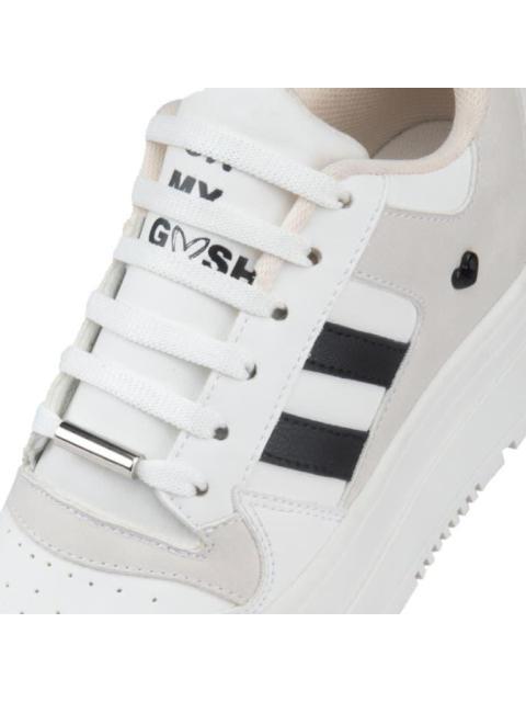 TENIS URBANO PLATAFORMA CORAZON BEIGE GOSH