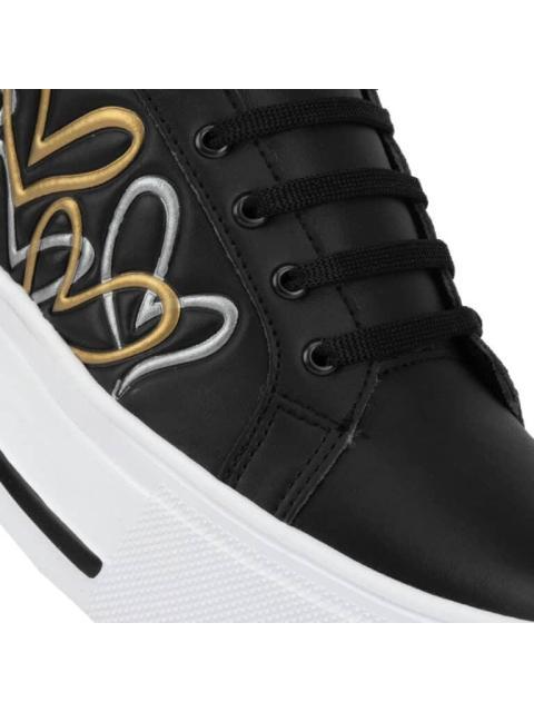 TENIS URBANO PLATAFORMA CORAZONES NEGRO HPC POLO