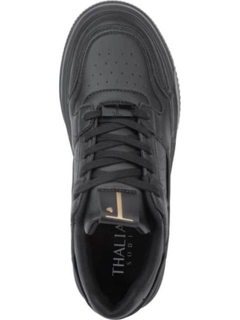 TENIS URBANO PLATAFORMA MODA NEGRO THALIA SODI