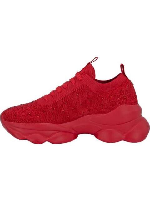TENIS URBANO CON BRILLOS ROJO THALIA SODI