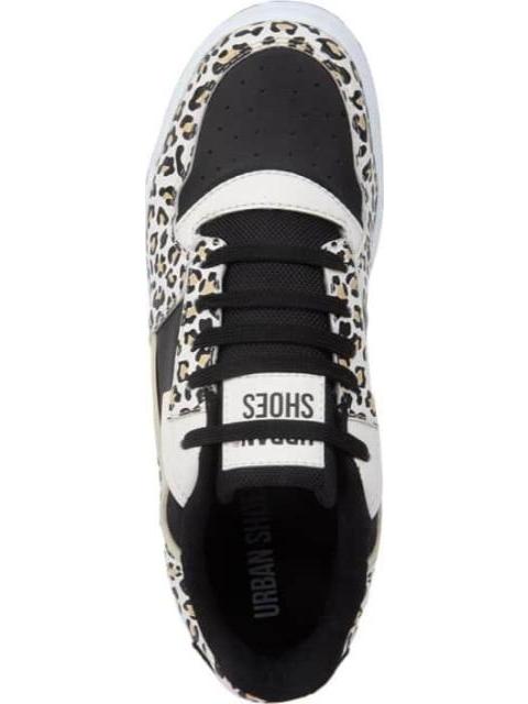 TENIS URBANO SKATE ANIMAL PRINT NEGRO URBAN SHOES