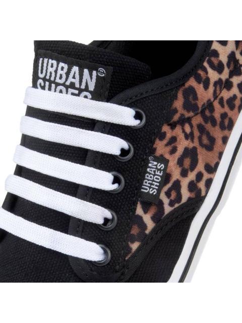 TENIS URBANO SKATE ANIMAL PRINT NEGRO URBAN SHOES