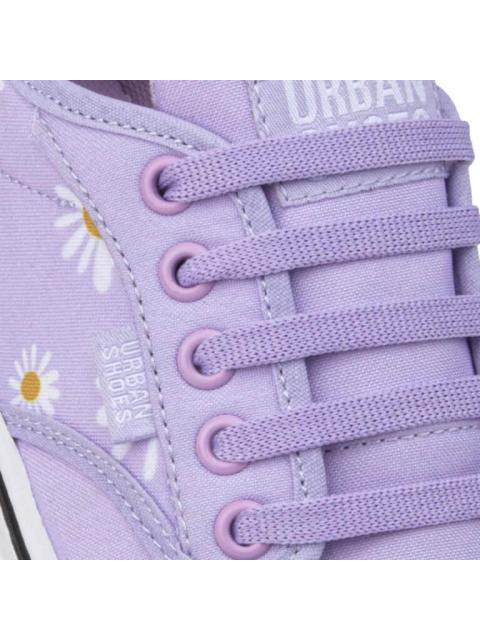 TENIS URBANO SKATE FLORES LILA URBAN SHOES