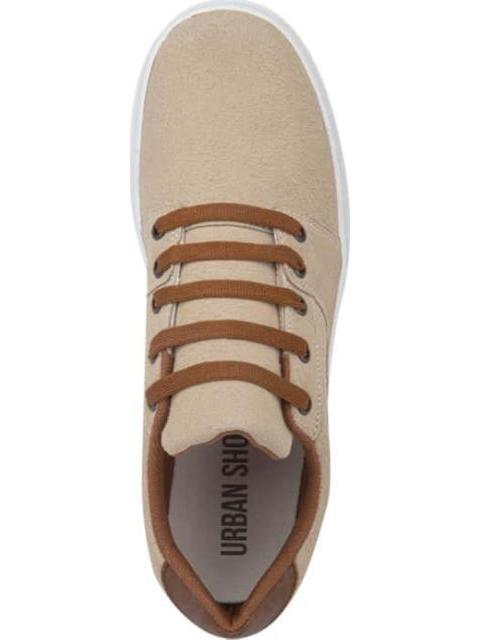 TENIS URBANO SKATE SUEDE CAMEL URBAN SHOES