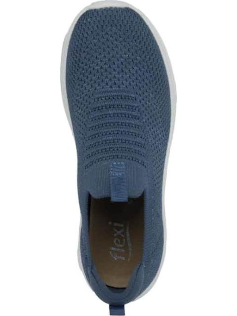 TENIS URBANO SLIP ON AZUL FLEXI