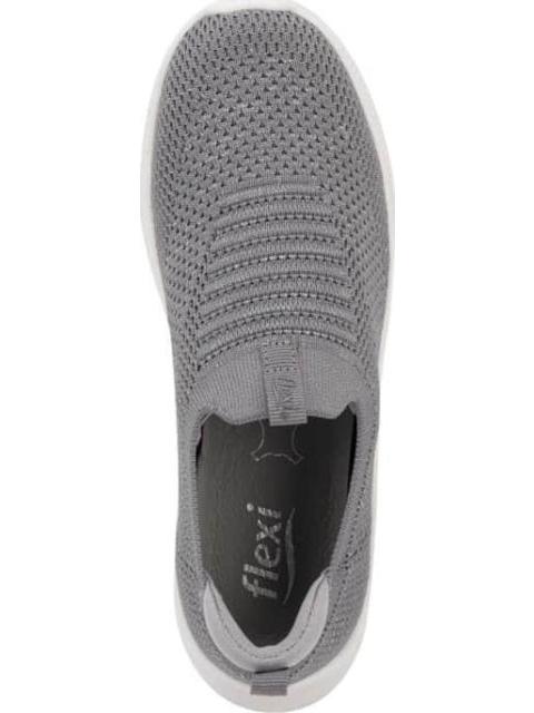TENIS URBANO SLIP ON GRIS FLEXI