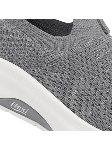 TENIS URBANO SLIP ON GRIS FLEXI