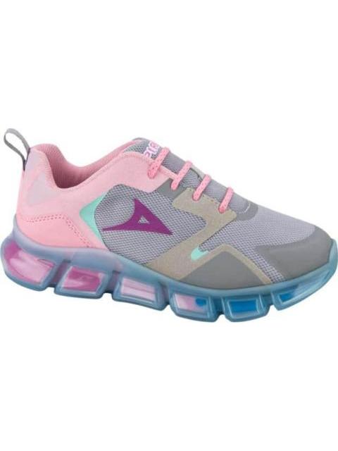 Tenis store suela transparente