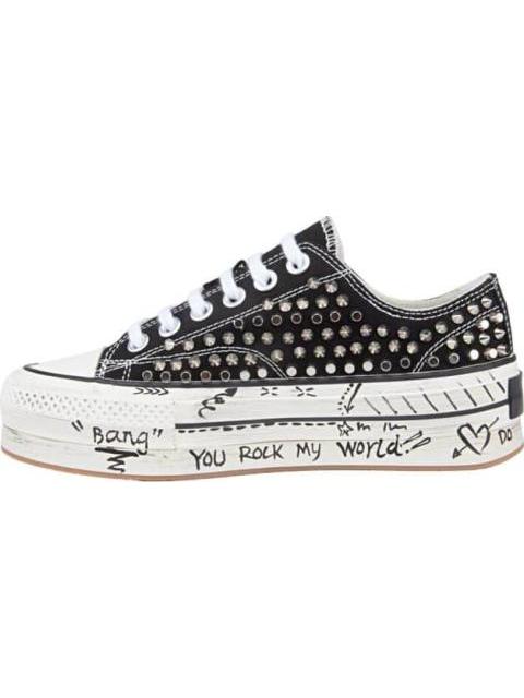 TENIS URBANO VULCANIZADO NEGRO BELINDA PEREGRIN