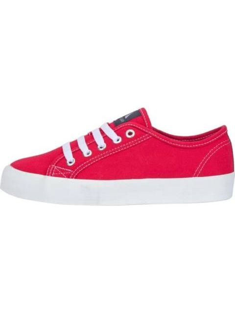 TENIS CASUAL LONA VULCANIZADO ROJO NAUTICA