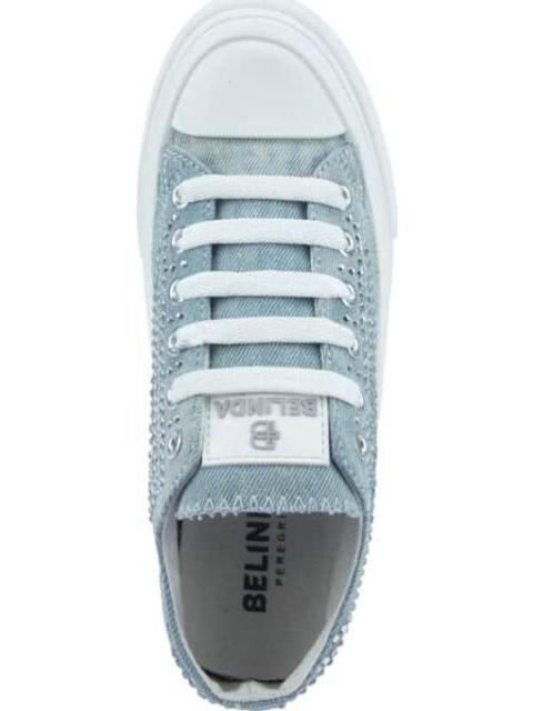 TENIS CON PEDRERIA AZUL MEZCLILLA BELINDA PEREGRIN