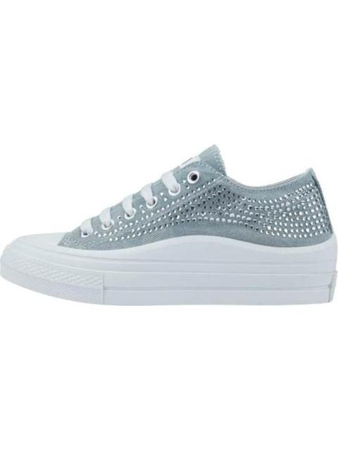 TENIS CON PEDRERIA AZUL MEZCLILLA BELINDA PEREGRIN