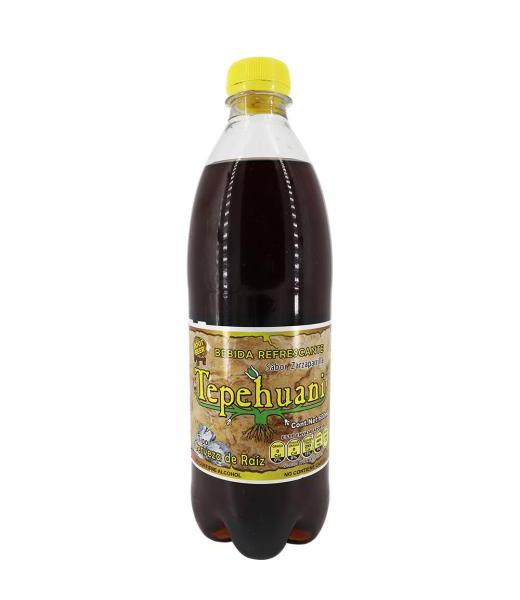 TEPEHUANI 600ML.BEBIDA REFRESCANTE SABOR ZARZAPARRILA BEBIDAS CLASICAS