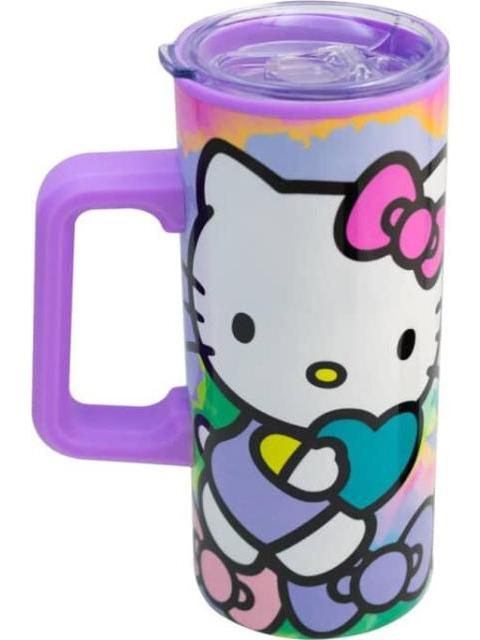 TERMO ACERO INOXIDABLE DE DOBLE PARED MULTICOLOR HELLO KITTY